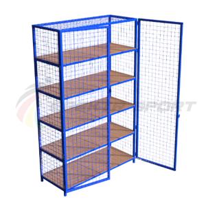 Купить Стеллаж для хранения инвентаря закрытый 2200х500х2500 (разборный) в Прохладном 