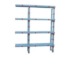 Купить Стеллаж с выступом для плавательного инвентаря, жесткий ПВХ, 1510х374х1810 мм в Прохладном 