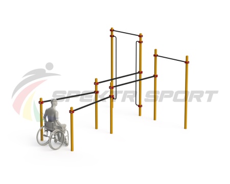 Купить Спортивный комплекс для инвалидов-колясочников WRK-D19_76mm в Прохладном 