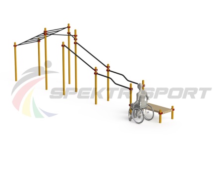 Купить Спортивный комплекс для инвалидов-колясочников WRK-D22_76mm в Прохладном 